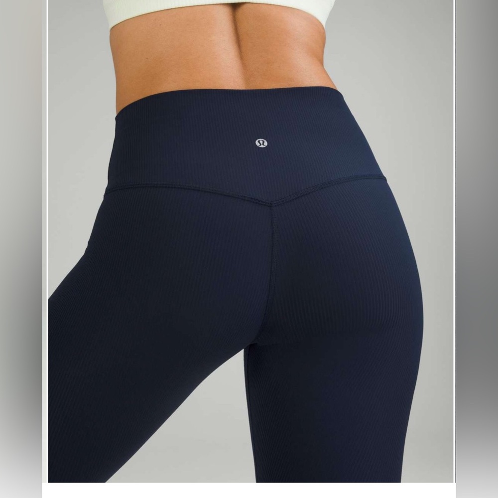 Lululemon Align Ribbed High-Rise Pant 25"
True Navy - Picture 3 of 9